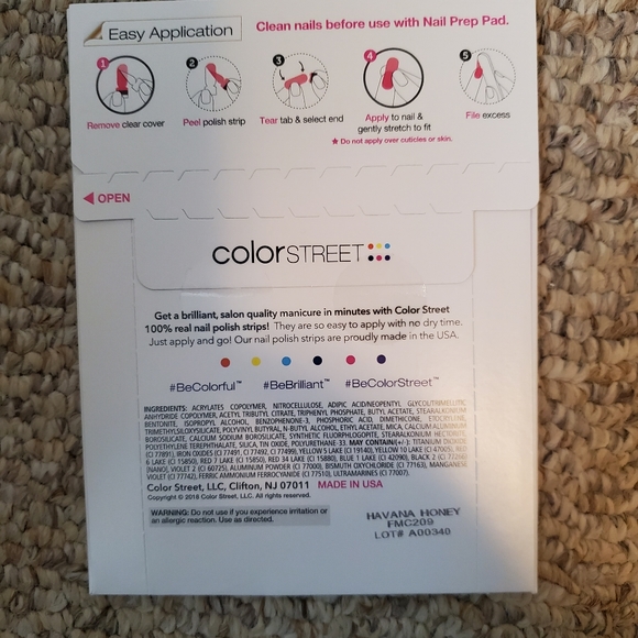 Color Street Havana Honey Retired Set - Picture 3 of 3